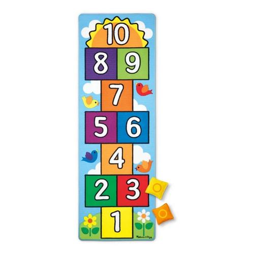 Melissa & Doug Hop & Count Hopscotch Rug - Primary Image