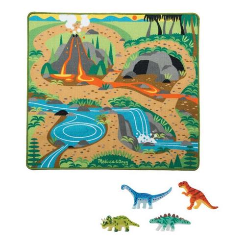 Melissa & Doug Prehistoric Playground Dinosaur Rug - Primary Image