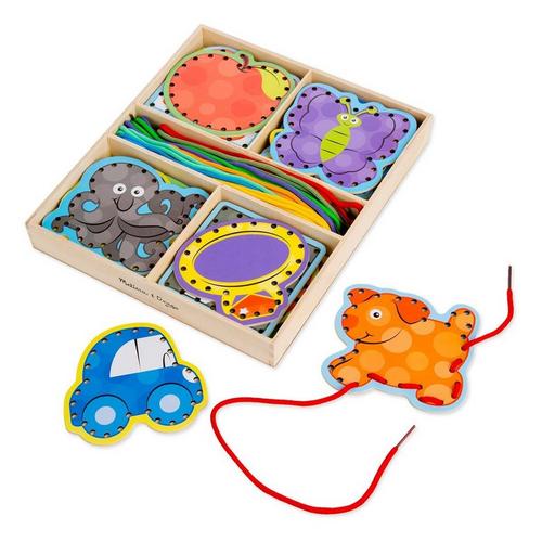 Melissa & Doug Alphabet Lacing Cards - Primary Image