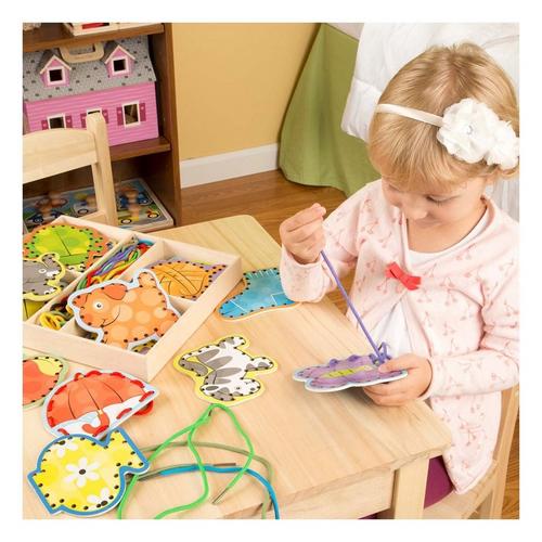 Melissa & Doug Alphabet Lacing Cards - Primary Image