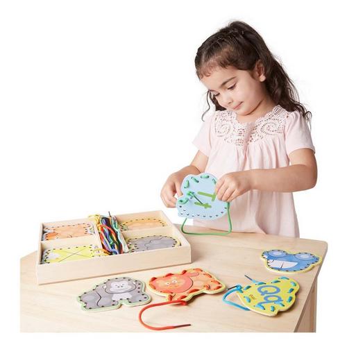 Melissa & Doug Alphabet Lacing Cards - Primary Image
