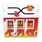 Melissa & Doug First Play Slide, Sort & Roll Activity Barn - Thumbnail 2 of 6