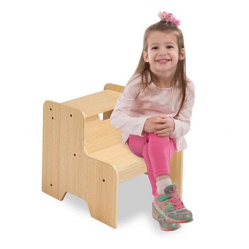 Melissa & Doug Wooden Step Stool - Primary Image
