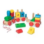 Melissa & Doug Wooden Jumbo Stacking Train Classic - Thumbnail 2 of 6