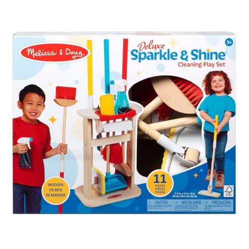Melissa & Doug Deluxe Sparkle & Shine Cleaning Set - Primary Image