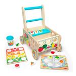 Melissa & Doug Wooden Shape Sorting Grocery Cart - Thumbnail 3 of 6