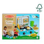 Melissa & Doug Let's Explore Wooden Camp Stove Play Set - Thumbnail 6 of 6