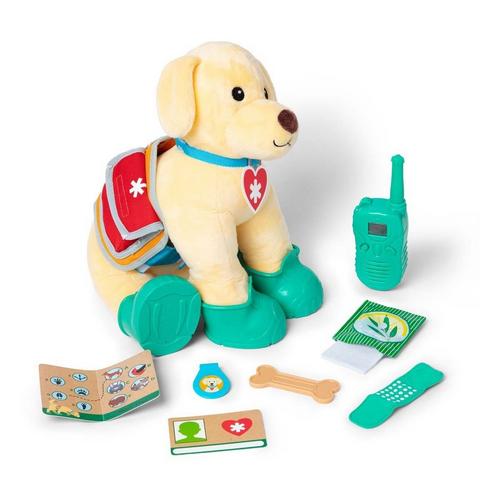 Melissa & Doug Let's Explore Ranger Dog Plush with Search and Rescue Gear - Primary Image