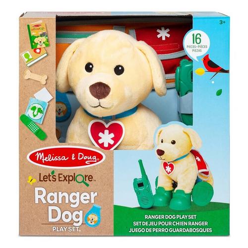 Melissa & Doug Let's Explore Ranger Dog Plush with Search and Rescue Gear - Primary Image