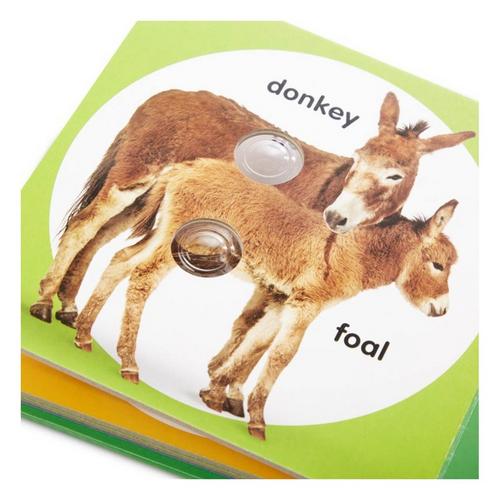 Melissa & Doug Poke-A-Dot Farm Animal Families Book - Primary Image