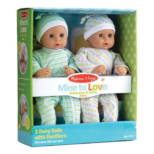 Melissa & Doug Mine to Love - Sebastian & Sofia Twins - Primary Image