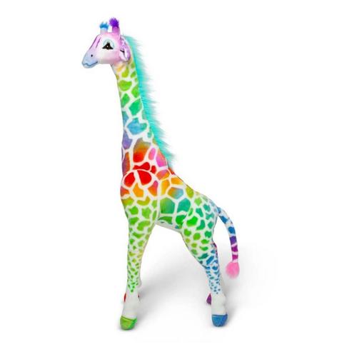 Melissa & Doug Rainbow Plush Giraffe - Primary Image