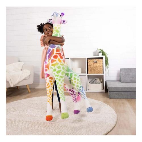 Melissa & Doug Rainbow Plush Giraffe - Primary Image