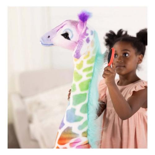Melissa & Doug Rainbow Plush Giraffe - Primary Image