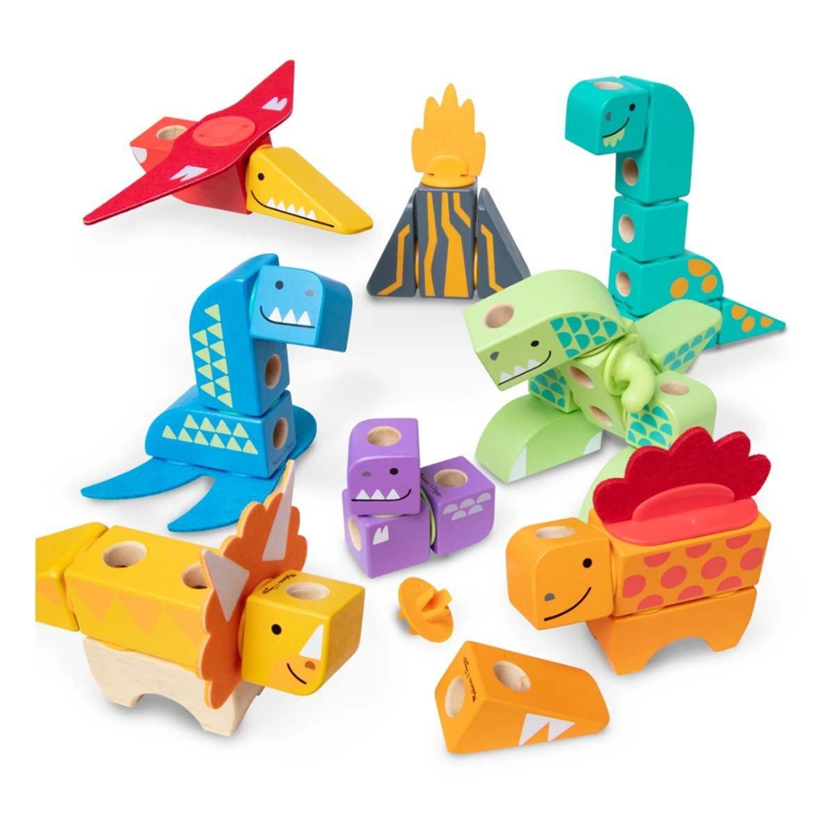 Melissa & Doug Blockables Dino Play Set