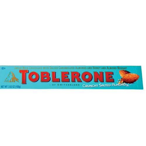 Toblerone Milk Chocolate Salted Almond Bar - Primary Image