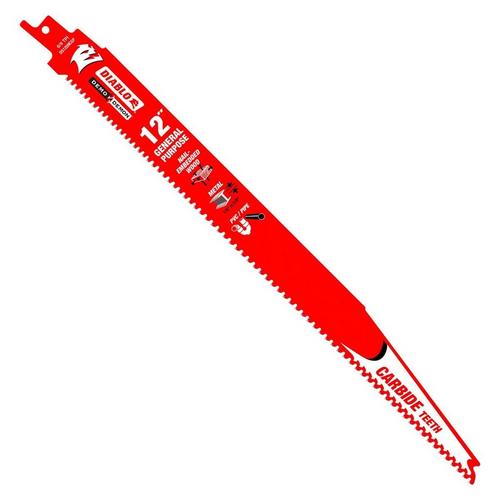 DIABLO 6/9TPI Demo Demon Carbide Reciprocating Saw Blade - 12 inch - Primary Image