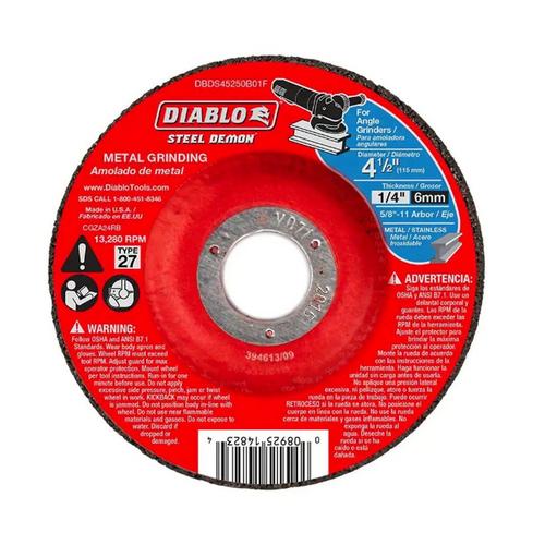 Diablo Steel Demon 4-1/2 in x 1/4 in Metal DC Grinding Disc - Primary Image