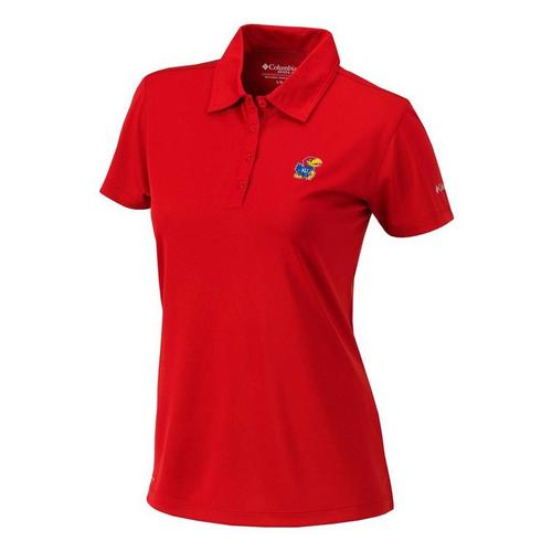 Columbia Women's Kansas Jayhawks Birdie Polo - Primary Image