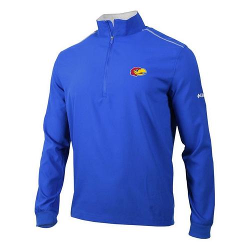 Columbia Kansas Jayhawks Bogey's Paradise Alternate Logo Long Sleeve 1/4 Zip - Primary Image