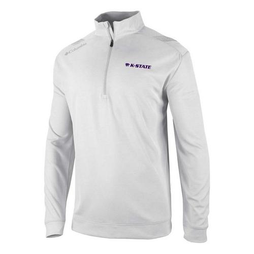 Columbia Kansas State Wildcats Oakland Downs Wordmark Long Sleeve 1/4 Zip - Primary Image