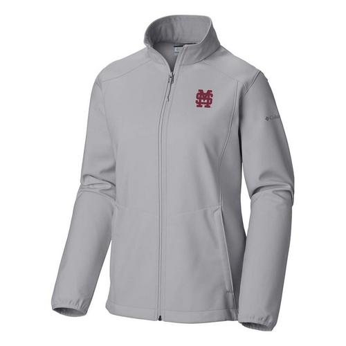 Columbia Women's Mississippi State Bulldogs Kruser Ridge II Alternate Logo Softshell Jacket - Primary Image