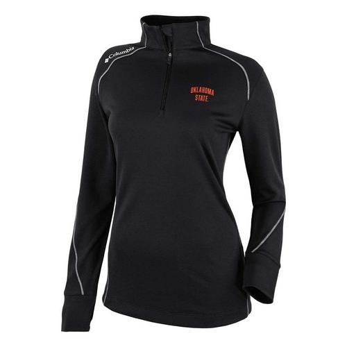 Columbia Women's Oklahoma State Cowboys Shotgun 2.0 Arch Logo Long Sleeve 1/4 Zip - Primary Image