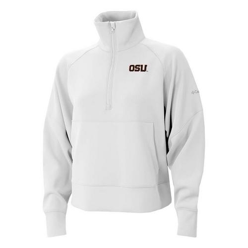 Columbia Women's Oregon State Beavers Wickhams Hills Alternate Logo Long Sleeve 1/4 Zip - Primary Image