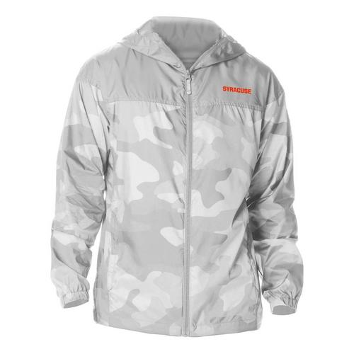Columbia Syracuse Orange Camo Flash Challenger Windbreaker Jacket