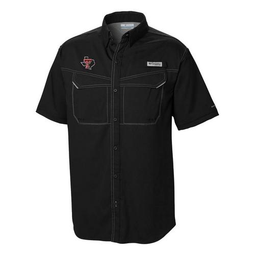 Columbia Texas Tech Red Raiders Low Drag Offshore State Logo Button Up - Primary Image