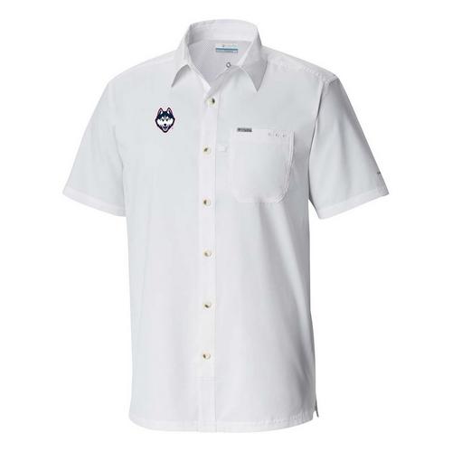 Columbia Connecticut Huskies Slack Tide Camp Button Up - Primary Image