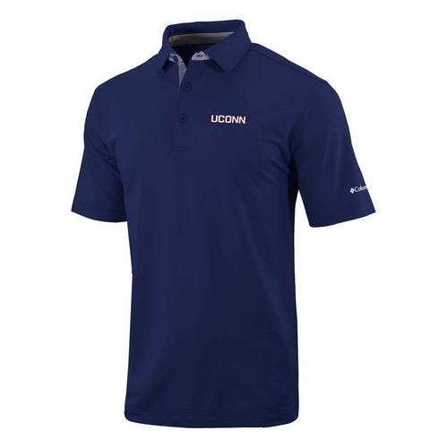 Columbia Connecticut Huskies Even Lie Alternate Logo Polo - Primary Image