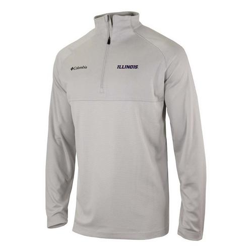 Columbia Illinois Fighting Illini Rockin' It Alternate Logo Long Sleeve 1/4 Zip - Primary Image