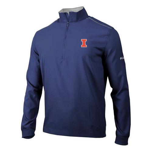 Columbia Illinois Fighting Illini Bogey's Paradise Long Sleeve 1/4 Zip - Primary Image
