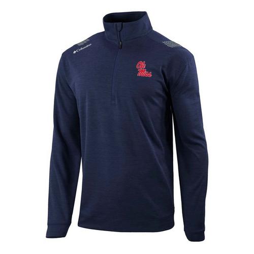 Columbia Mississippi Rebels Oakland Downs Long Sleeve 1/4 Zip - Primary Image