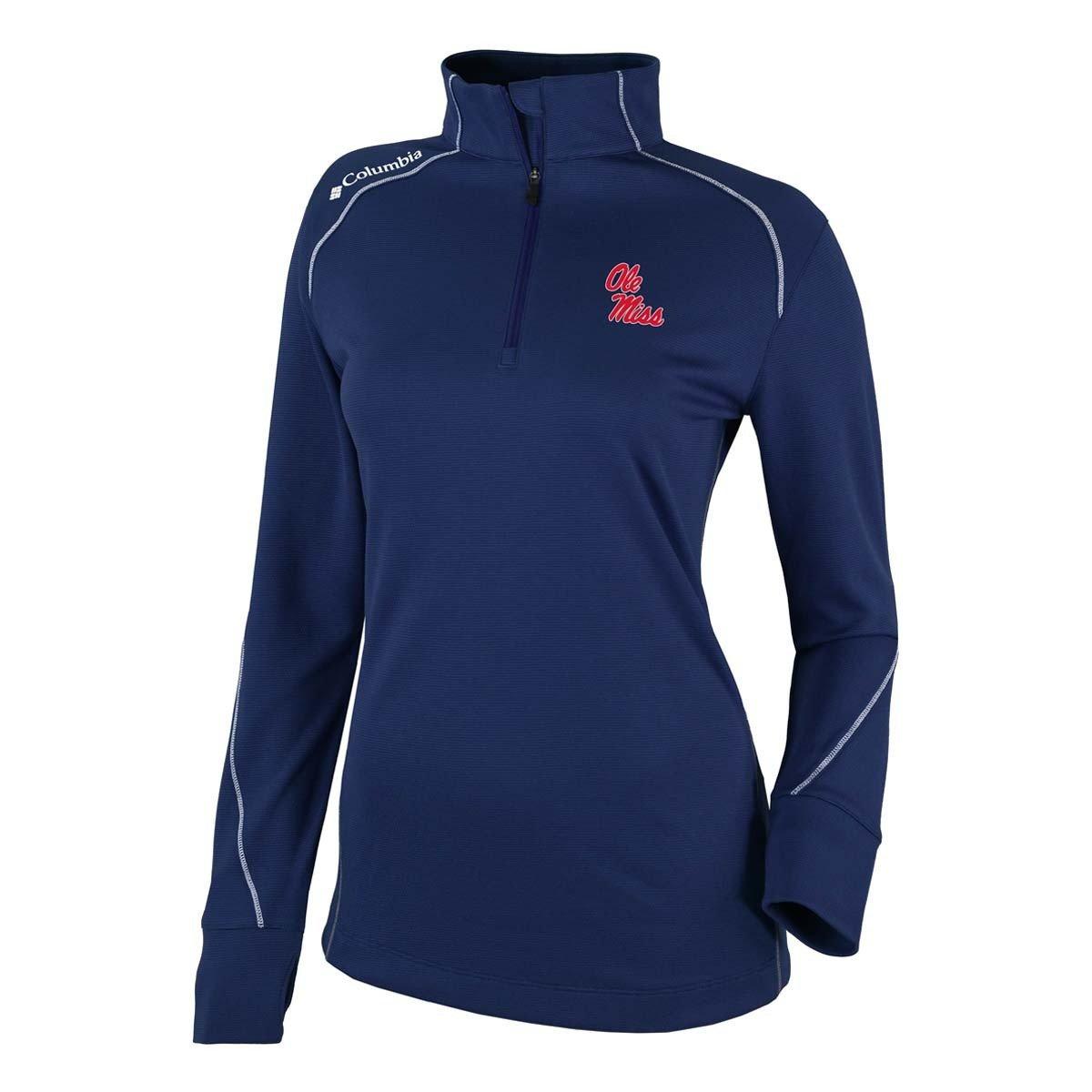 Columbia Women's Mississippi Rebels Shotgun 2.0 Long Sleeve 1/4 Zip