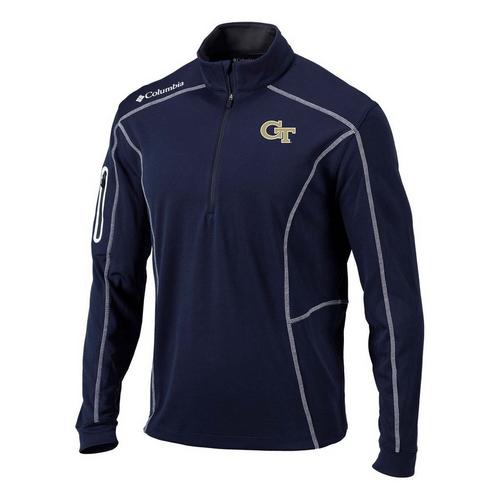 Columbia Georgia Tech Yellow Jackets Shotgun Long Sleeve 1/4 Zip - Primary Image