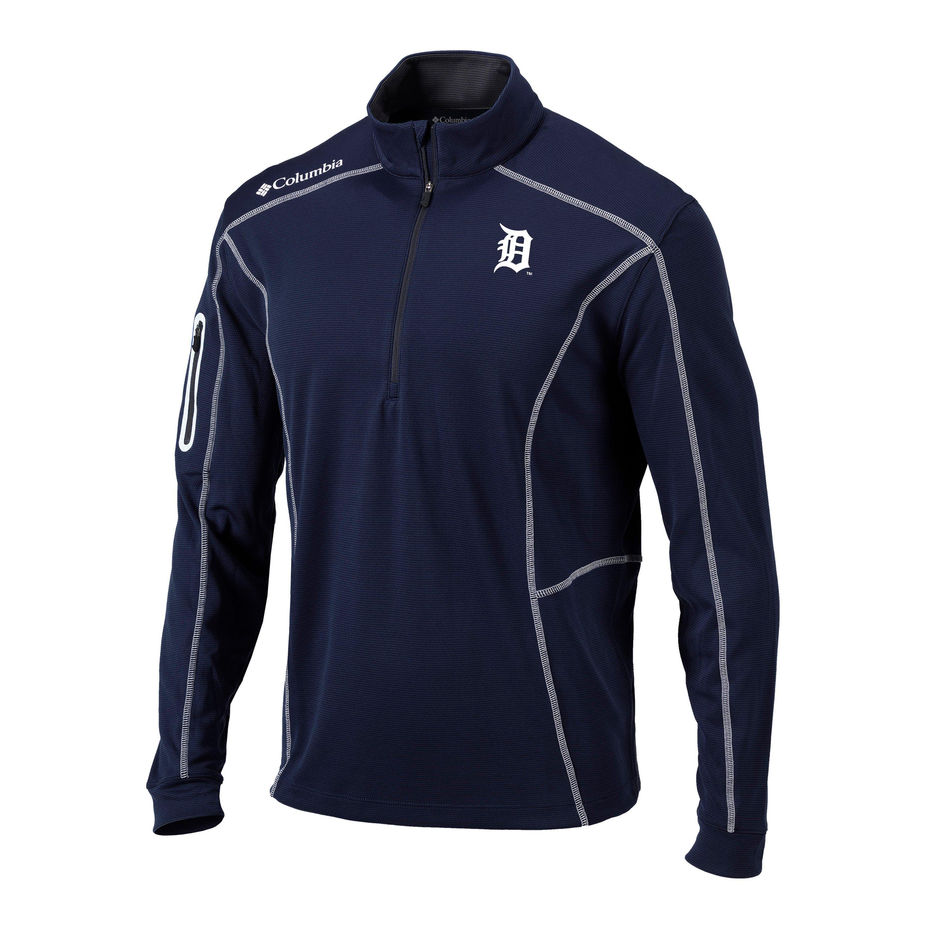 Columbia Detroit Tigers Shotgun Long Sleeve 1/4 Zip