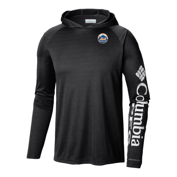 New York Mets Terminal Tackle Long Sleeve T-Shirt Small Black