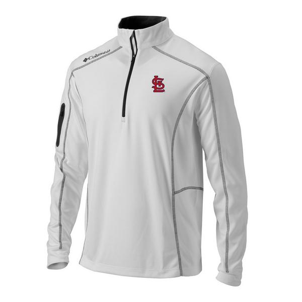 St. Louis Cardinals Shotgun Long Sleeve 1/4 Zip Medium White