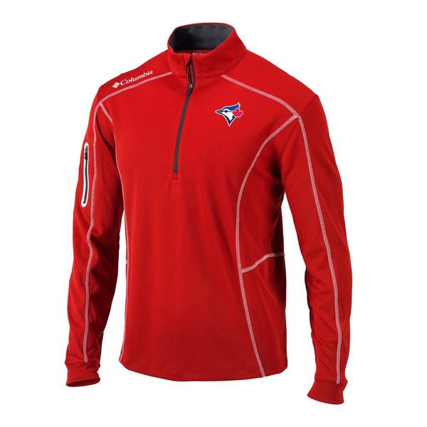 Toronto Blue Jays Shotgun Long Sleeve 1/4 Zip Small Red
