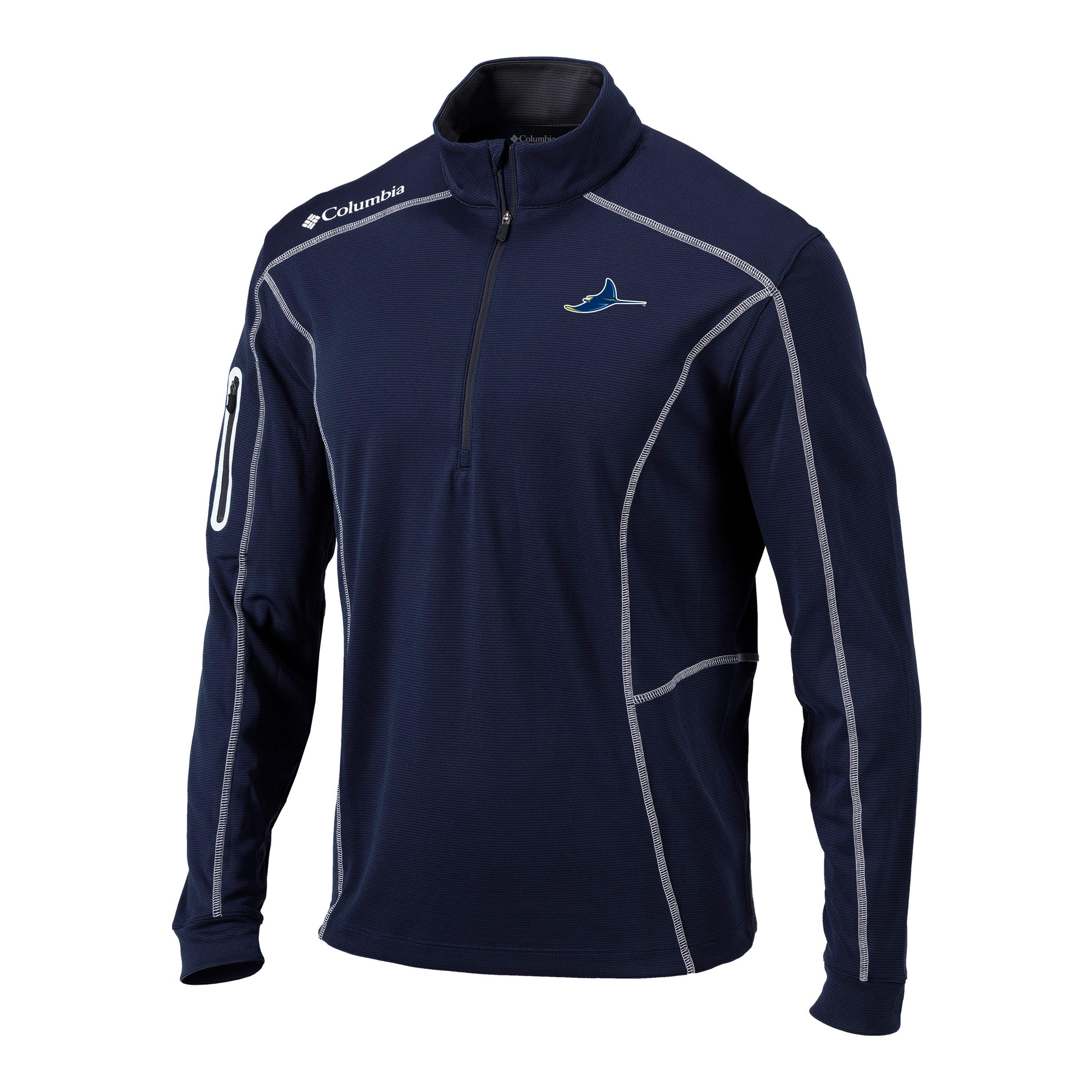 Columbia Tampa Bay Rays Shotgun Long Sleeve 1/4 Zip