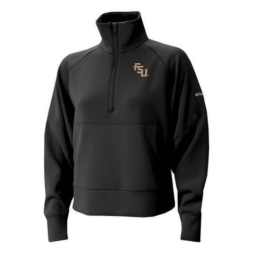 Columbia Women's Florida State Seminoles Wickhams Hills Alternate Logo Long Sleeve 1/4 Zip - Primary Image