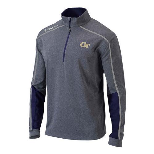 Columbia Georgia Tech Yellow Jackets Shotgun 2.0 Long Sleeve 1/4 Zip - Primary Image