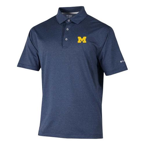Columbia Michigan Wolverines Sand Tee Polo - Primary Image