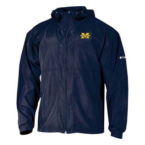 Columbia Michigan Wolverines The Prodigy Full Zip Windbreaker Jacket - Primary Image