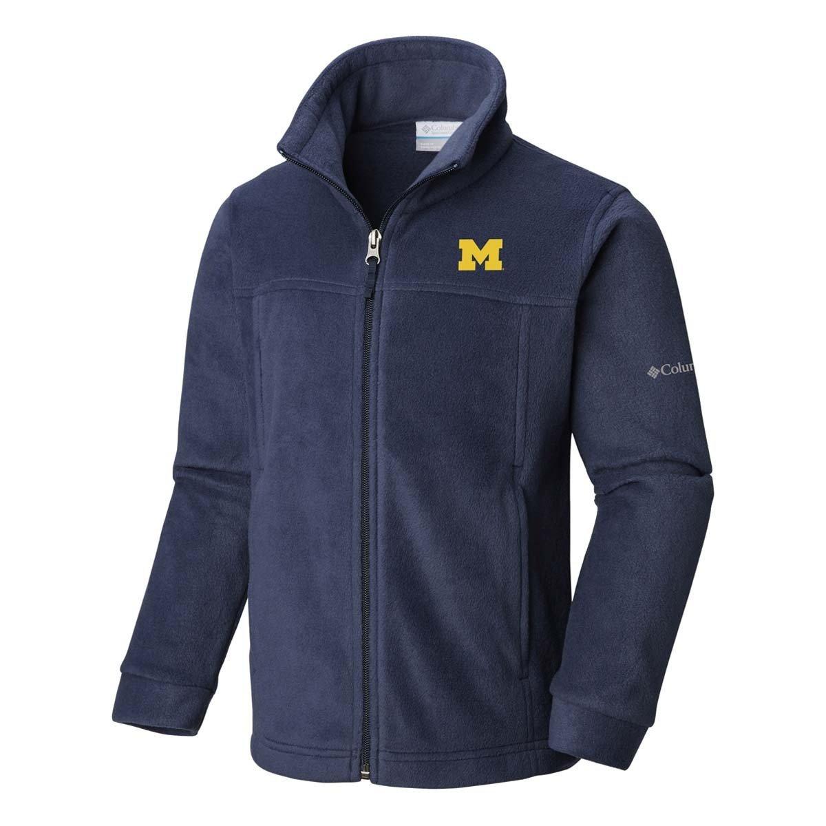 Columbia Kids' Michigan Wolverines Steens Mountain Full-Zip Fleece
