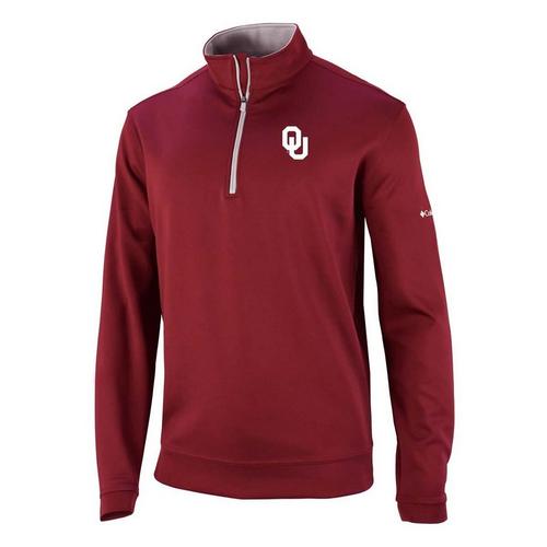 Columbia Oklahoma Sooners Wickhams Hills Long Sleeve 1/4 Zip - Primary Image