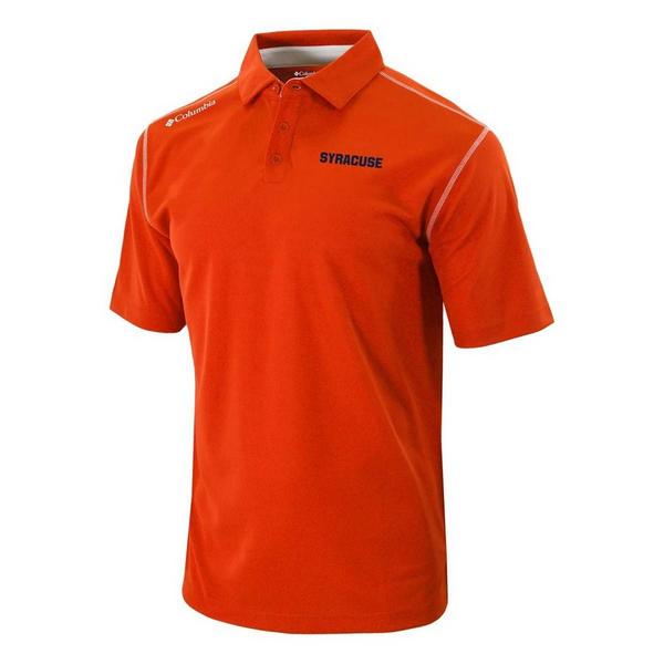 Syracuse Orange Columbia Shotgun Alternate Logo Polo XLarge State Orange