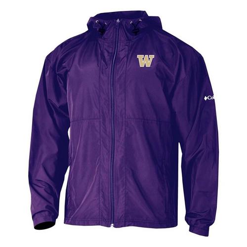 Columbia Washington Huskies The Prodigy Full Zip Windbreaker Jacket - Primary Image